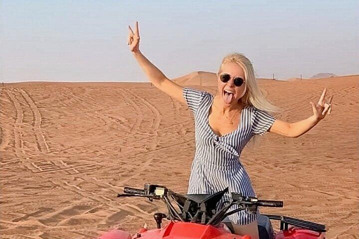 Abendwüstensafari von Dubai mit Quad-Radtour