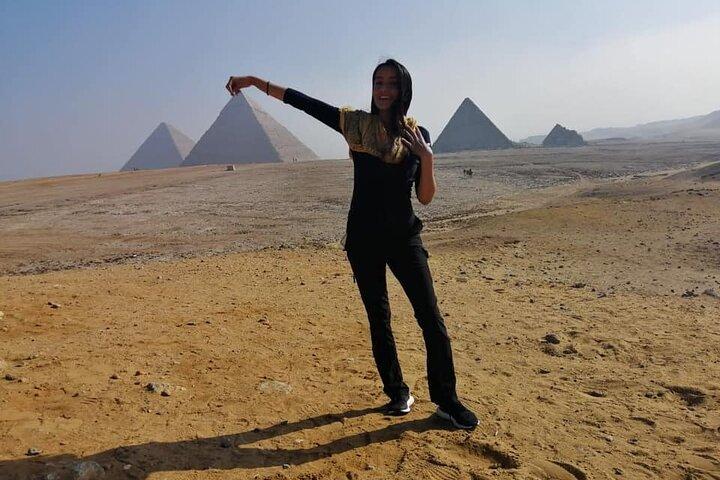 Excursion privée d'une demi-journée dans les pyramides de Gizeh avec déjeuner du Caire / Gizeh