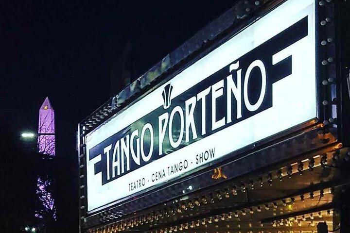 ブエノスアイレスの「タンゴ・ポルテーニョ」でのタンゴショー（オプションでディナー付き）