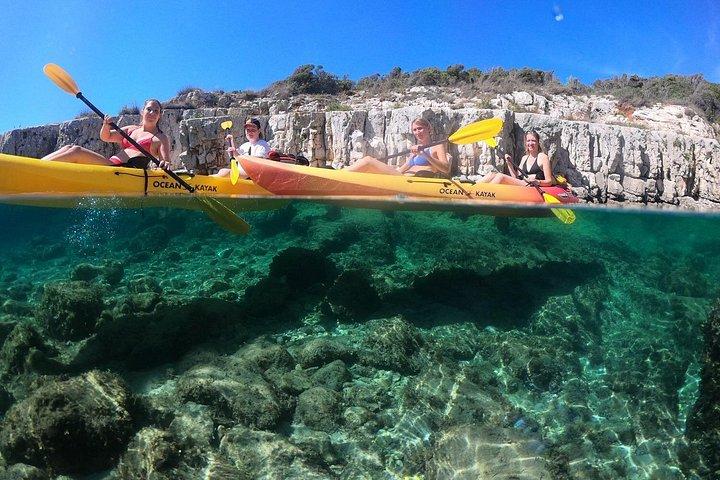 Cave exploring by kayak