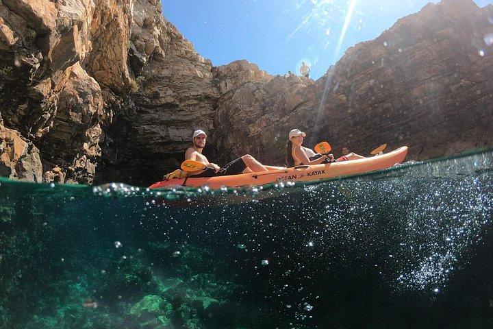Cave exploring by kayak