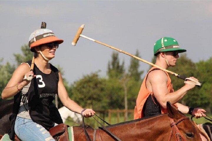 Polo Match, BBQ och Lesson Day-Trip från Buenos Aires
