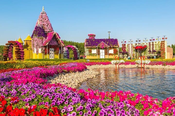 Miracle Garden and Global Village Dubai with transfers