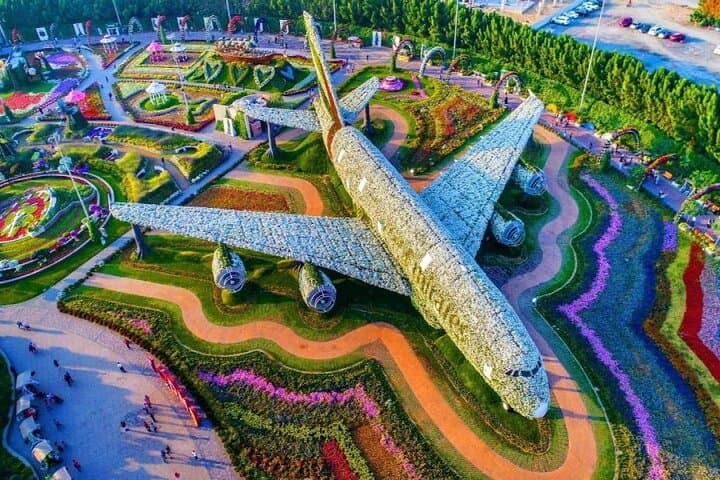 Miracle Garden and Global Village Dubai with transfers