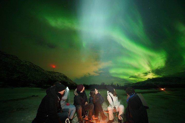 Aurora tour small group free portrait and bonfire