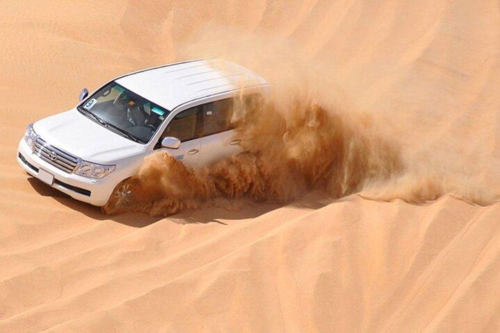 レッドデューンズサファリ、4x4送迎、ラクダ乗り、サンドボード、バーベキュー＆ショー