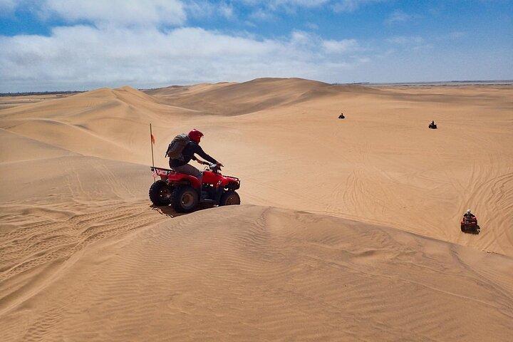 スワコプムントからの3時間クワッドバイクとサンドボーディングコンボ