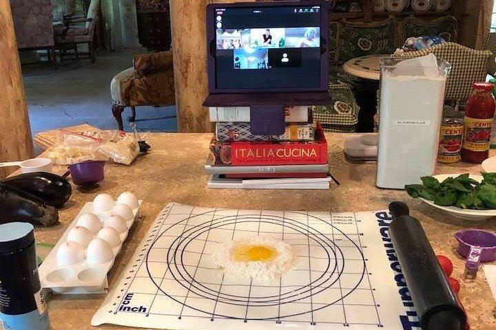 Clase privada de cocina virtual desde Sorrento