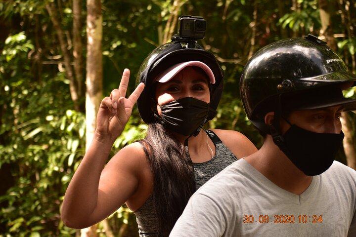 Jungle Tour! ATV Shared, Ziplining & Cenote from プラヤ・デル・カルメン