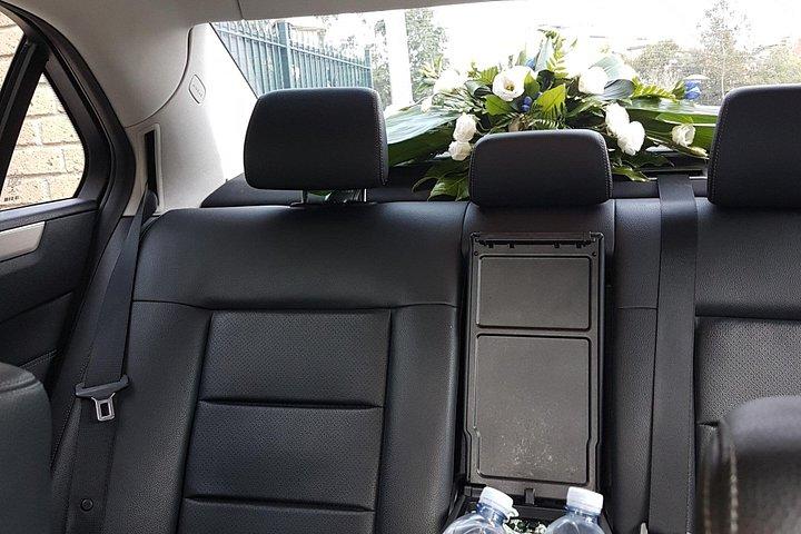 ローマの結婚式のための車