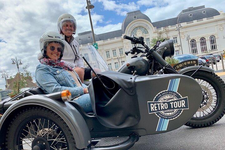 Visite privée de Deauville en side-car vintage