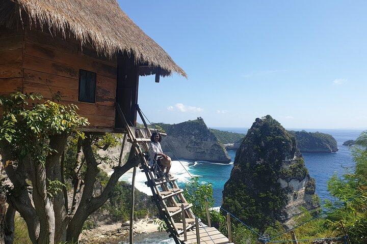 Excursión de un día a la isla de Nusa Penida: mil islas, playa Diamond y templo Goa Giri Putri