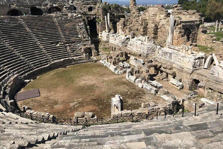 Visite guidée des cascades de Perge, Aspendos, Side et Kursunlu