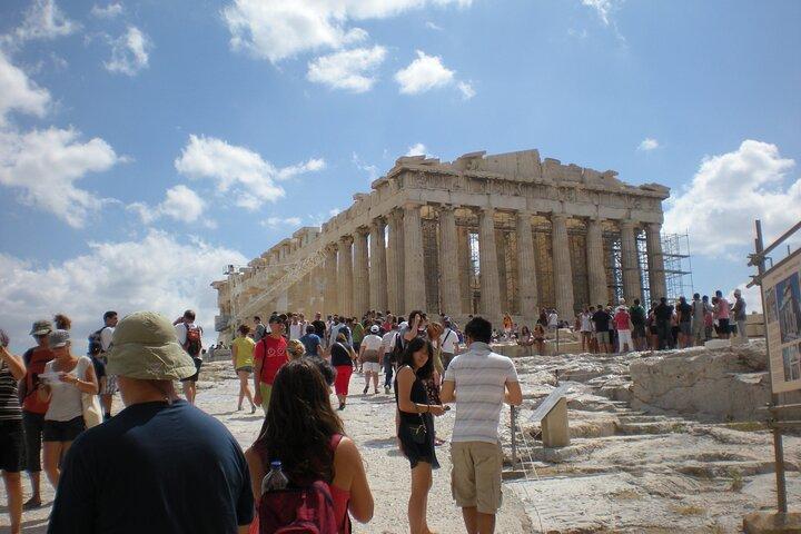 Visite guidée privée d'une journée d'Athènes et du cap Sounion