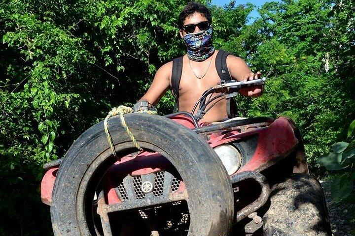 ATV アドベンチャー、セノーテでの水泳、トゥルム遺跡の訪問