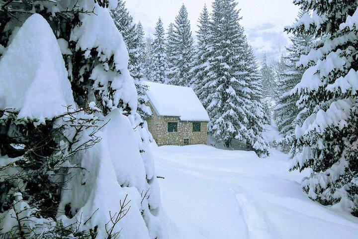 Snowshoeing on Trebevic Mountain from Sarajevo