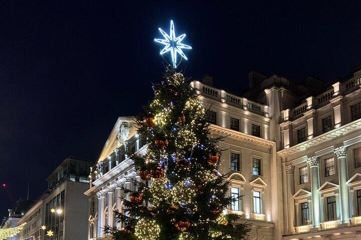 ロンドン特注ブラックキャブクリスマスライト＆名所プライベートツアー