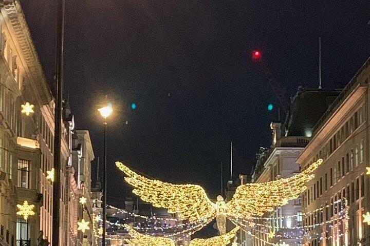 ロンドン特注ブラックキャブクリスマスライト＆名所プライベートツアー