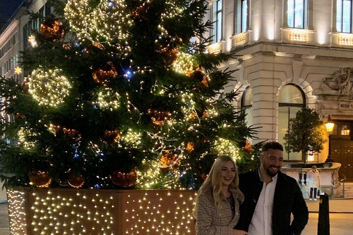 Visite privée sur mesure des illuminations et des sites de Noël à Londres en taxi noir