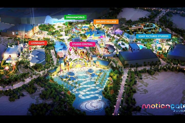 Motiongate Park In Dubai Entry Tickets with pickup drop option
