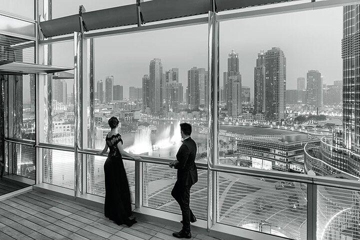 Genießen Sie Burj Khalifa mit Abendessen in einem der Tower-Restaurants