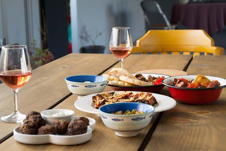 アテネギリシャメゼ料理教室：7つの料理＆アクロポリスビュー
