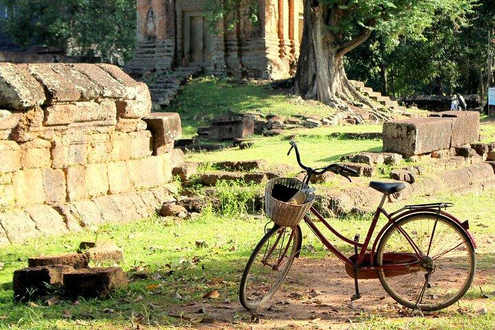 アンコール寺院をサイクリング