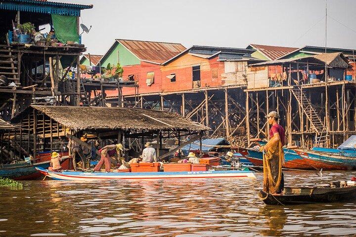 Kompong Khleang aldeia flutuante de Siem Reap