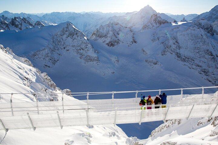 Kabelbaan Titlis vanuit Engelberg met ijsvlieger
