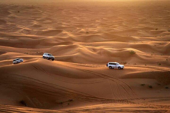 Privéochtendwoestijnsafari vanuit Dubai
