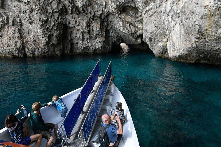 Tour de barco guiado de dia inteiro até Capri de Sorrento com Limoncello