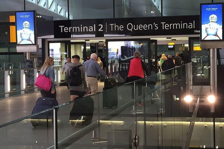 Transferts de départ privés de Londres vers Heathrow Airport