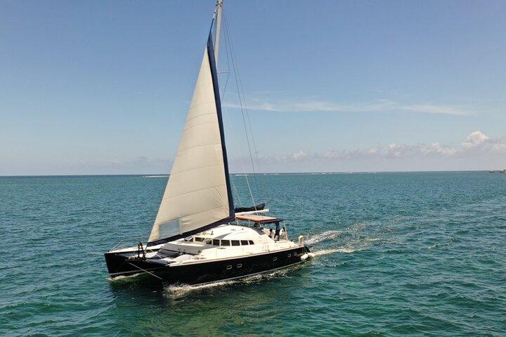 Puerto Morelos Secret Sandbar Catamaran Sail
