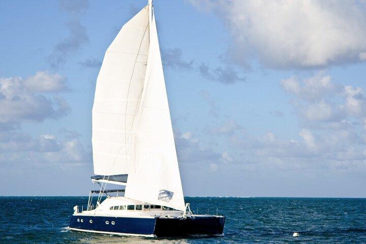 Puerto Morelos Secret Sandbar Catamaran Sail