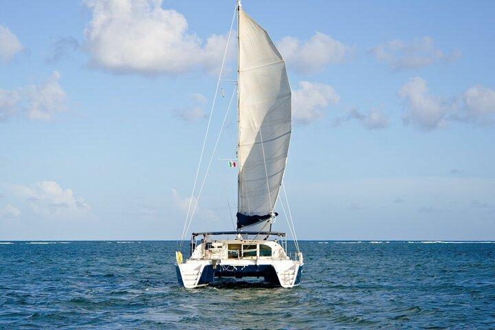 Puerto Morelos Secret Sandbar Catamaran Sail