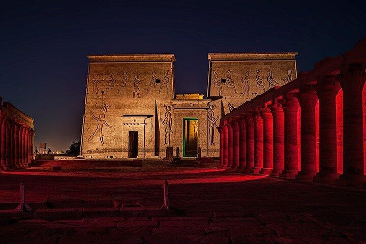 Show de luz y sonido en el templo de Philae