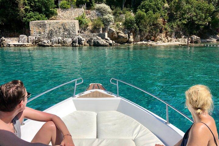 Privat halvdagstur med båt till Elafiti Island