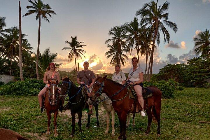 Private Sunset Horseback Riding in punta cana beach
