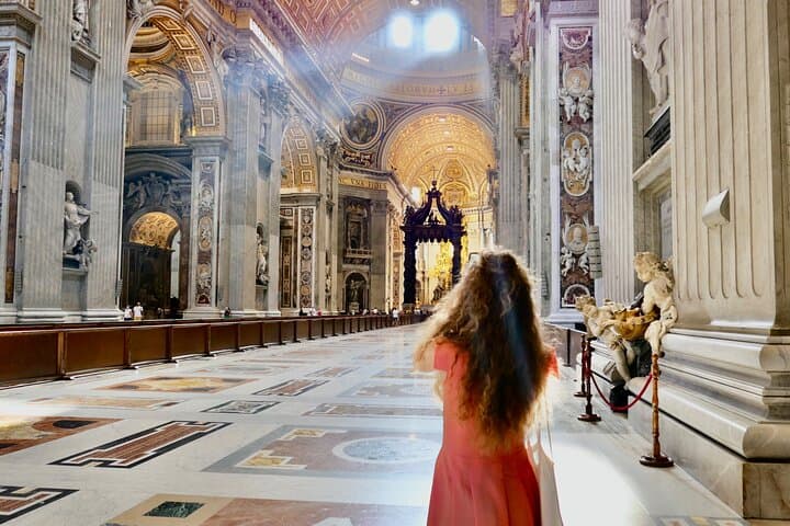 Tour of St Peter's Basilica with Dome Climb and Grottoes