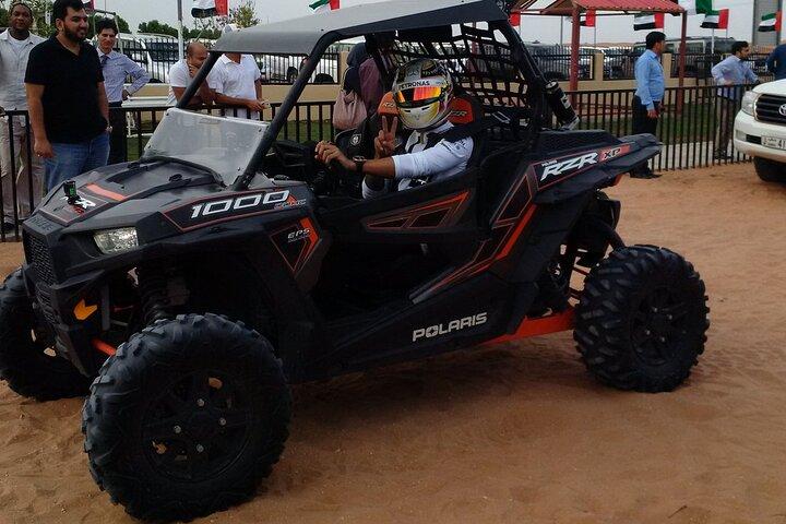 Dubai Morning Polaris Dune Buggy Self Drive open Desert - privébasis