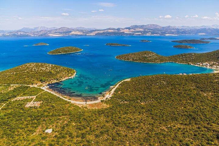 Visite privée : excursion d'une journée à Ston et dans la péninsule de Peljesac avec dégustation de vin