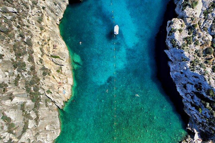 Malte Excursion en bateau privé : Gozo, Comino, Blue Lagoon Crystal lagoon