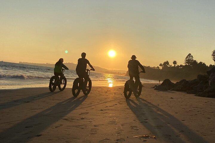 Visite en vélo électrique de la ville et du sable