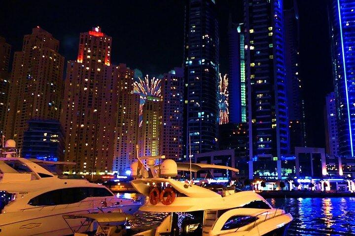 Visite panoramique privée de la ville de Dubaï avec vue nocturne