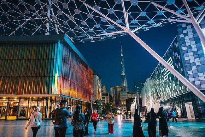 Visite panoramique privée de la ville de Dubaï avec vue nocturne