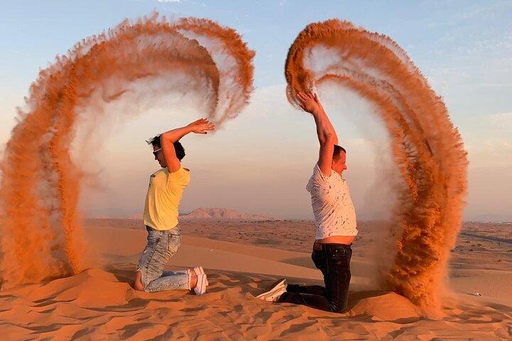 Safari dans le désert et sandboarding avec dîner à Dubaï