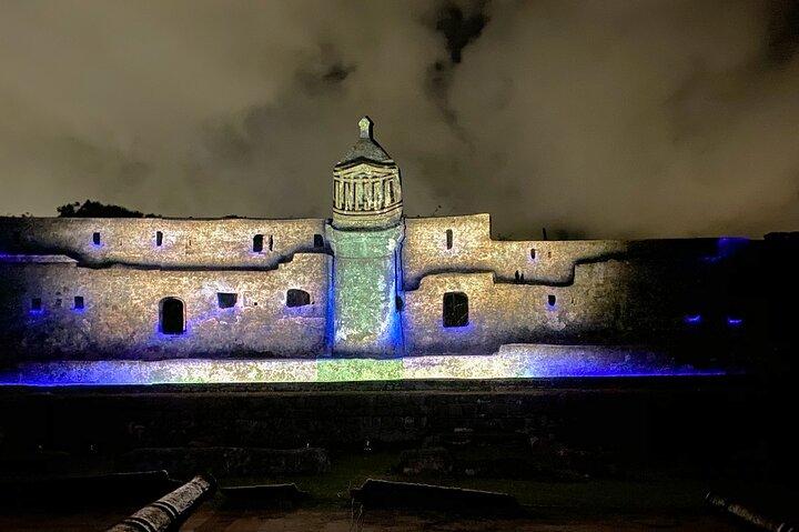 Fort Jesus Lyd og Lys viser Mombasa