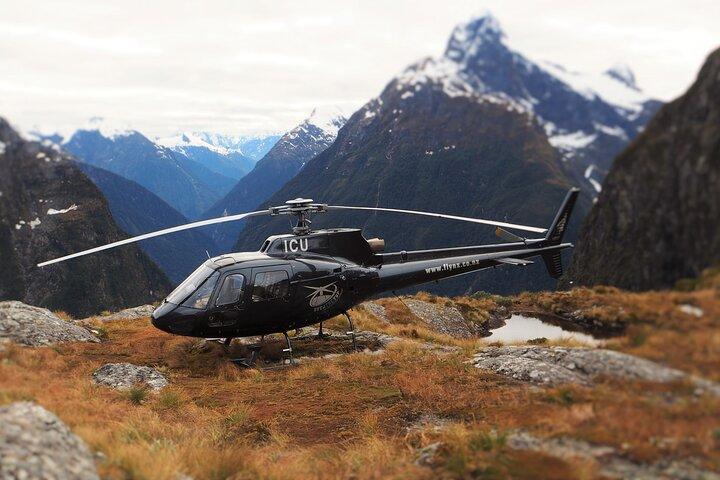 Punti salienti di Milford e Fiordland Tour in elicottero da Queenstown