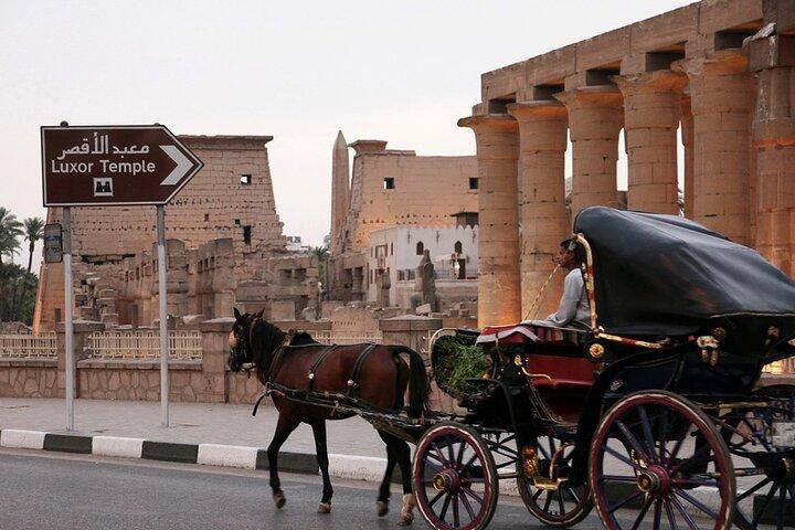 Stadtbesichtigung in Luxor mit Kutschenfahrt