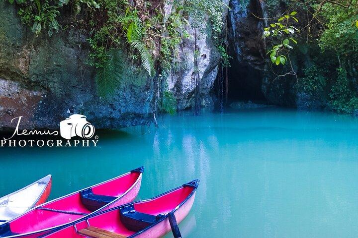 Xunantunich Maya Pyramid e Barton Creek Cave canoagem combo